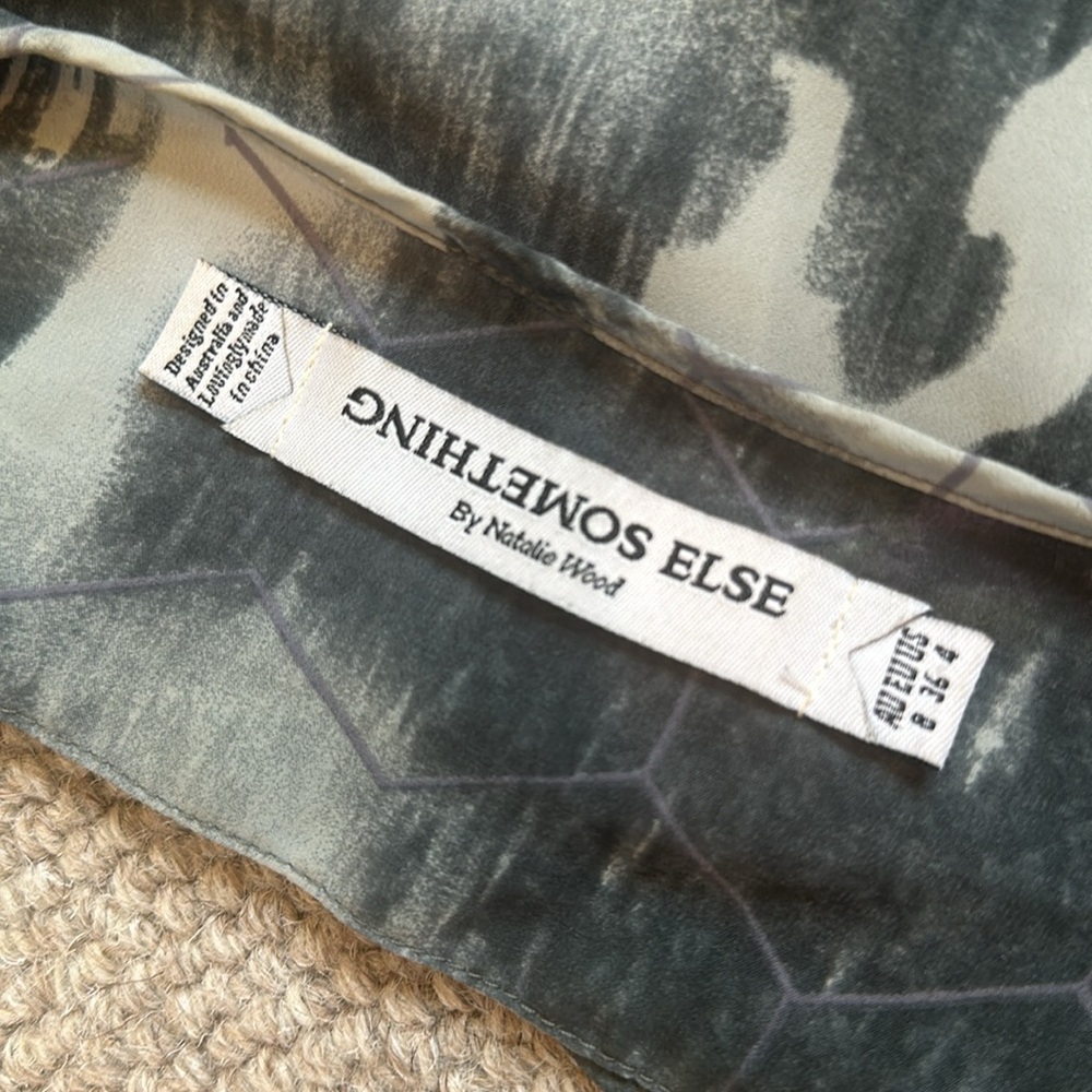 Patterned Cold Shoulder Coverup - image 4